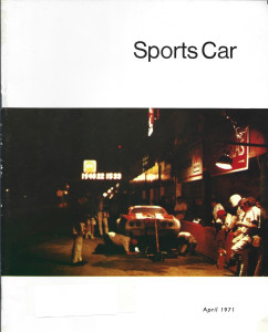 SPORTS CAR 1971 APR - CLIF TUFTE, DEL CLINE, NTM SPORTS RACER